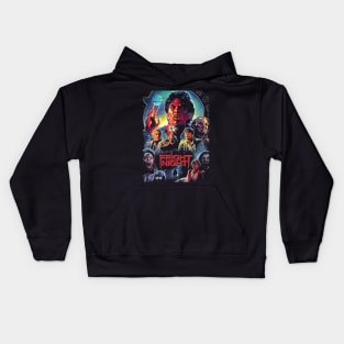 Fright Night Poster Vintage Kids Hoodie